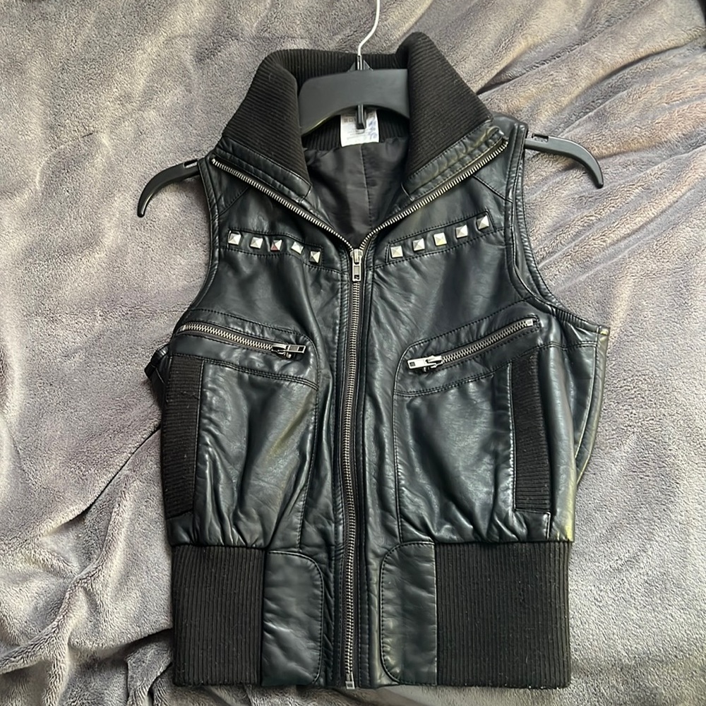 Leather jacket